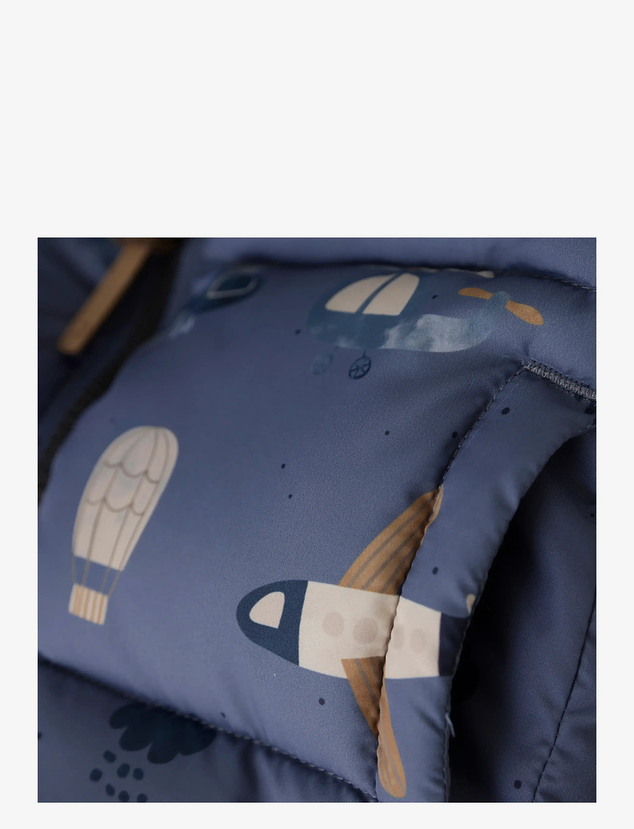 Minymo - Quilted Jacket AOP - herbstjacken - china blue - 2