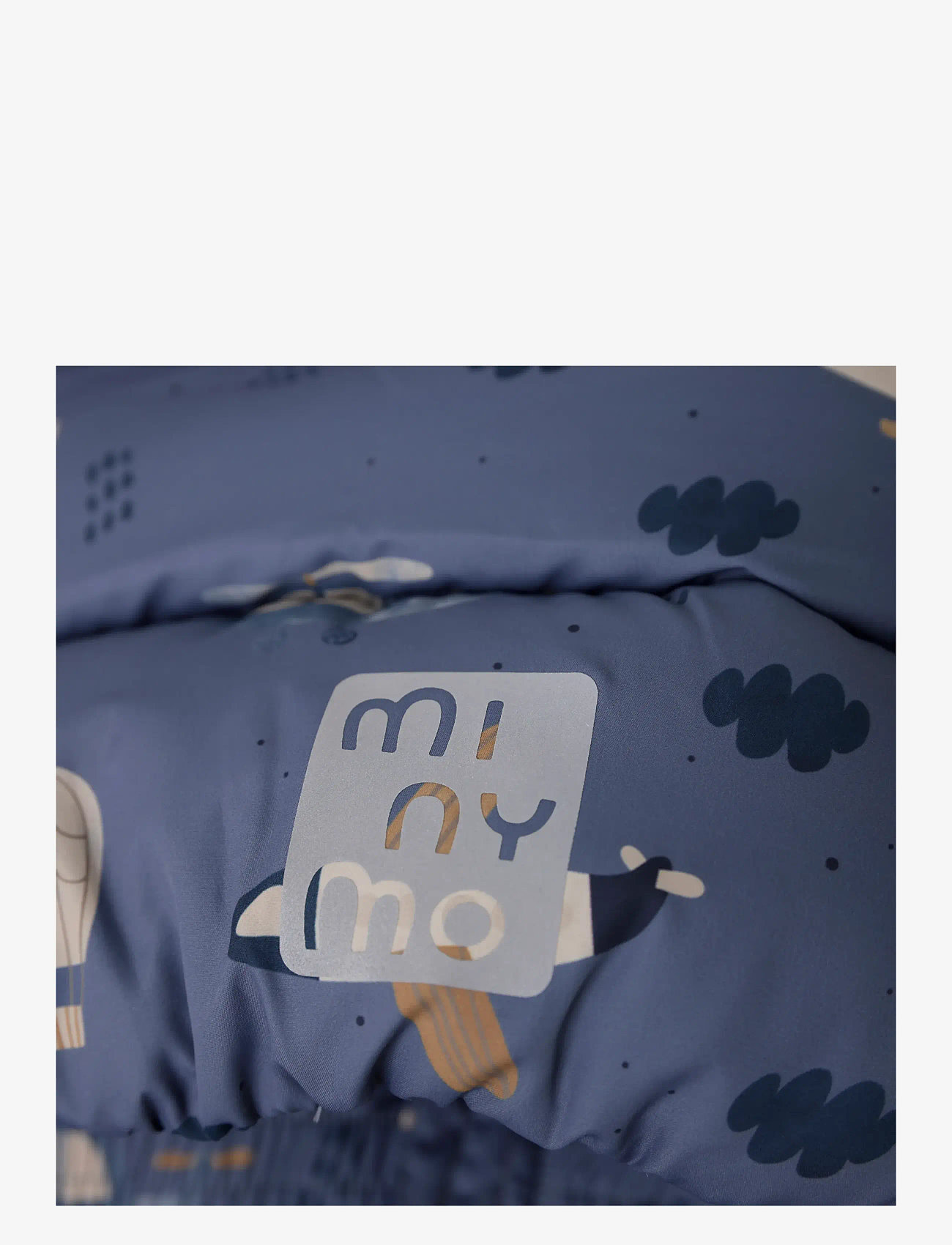 Minymo - Quilted Jacket AOP - herbstjacken - china blue - 3