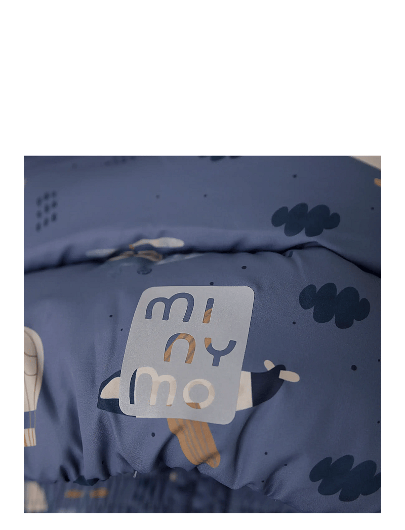 Minymo - Quilted Jacket AOP - quiltede jakker - china blue - 3