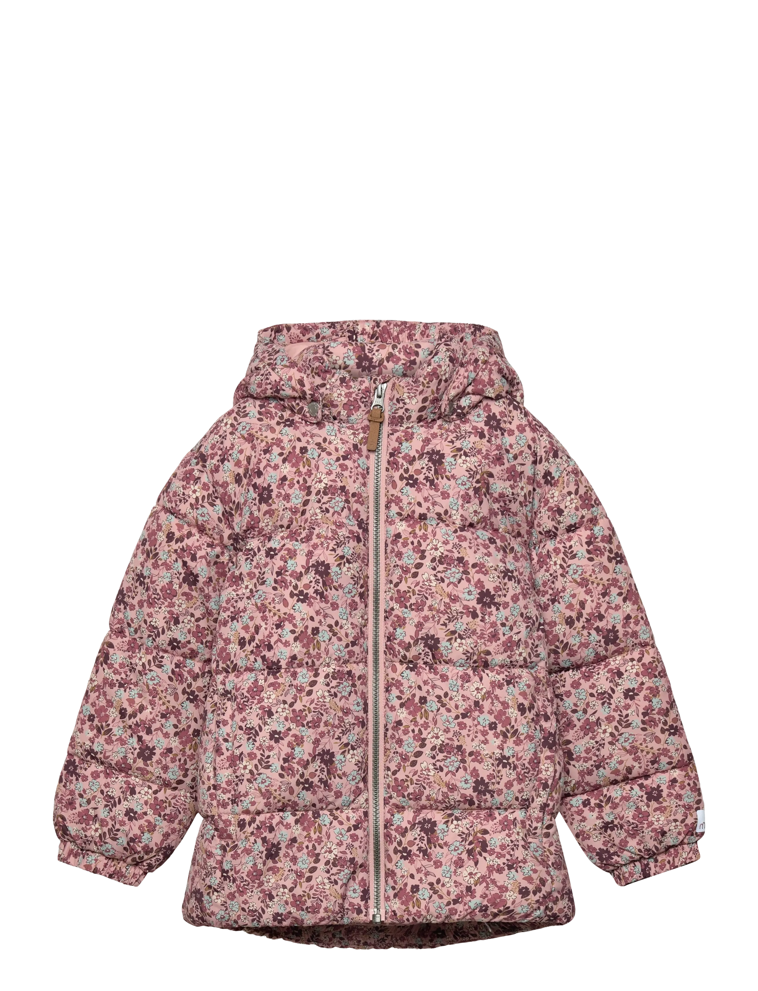 Minymo Quilted Jacket AOP - Jakker - MISTY ROSE / pink/rose