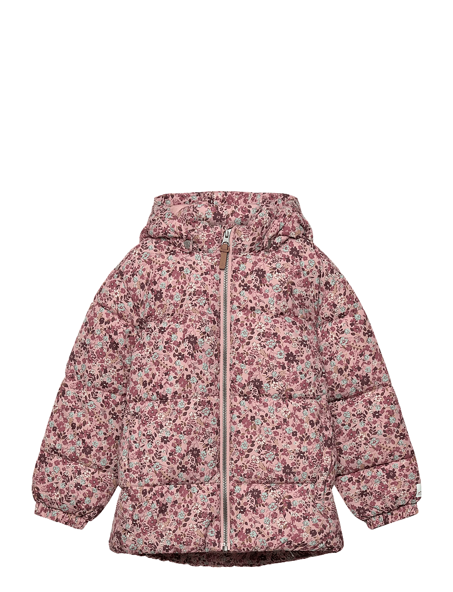 Minymo - Quilted Jacket AOP - steppjacken - misty rose - 1