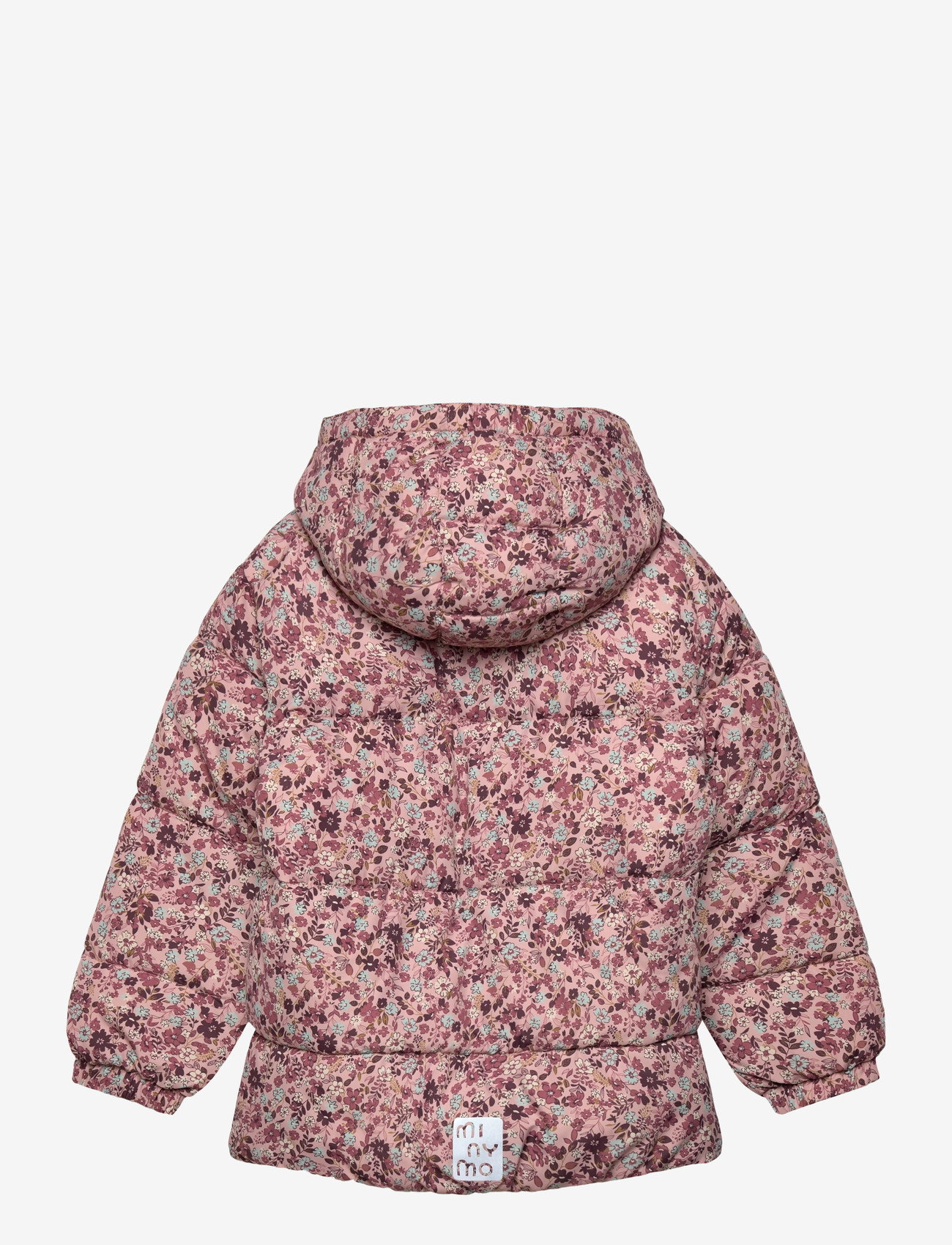 Minymo - Quilted Jacket AOP - quiltede jakker - misty rose - 2