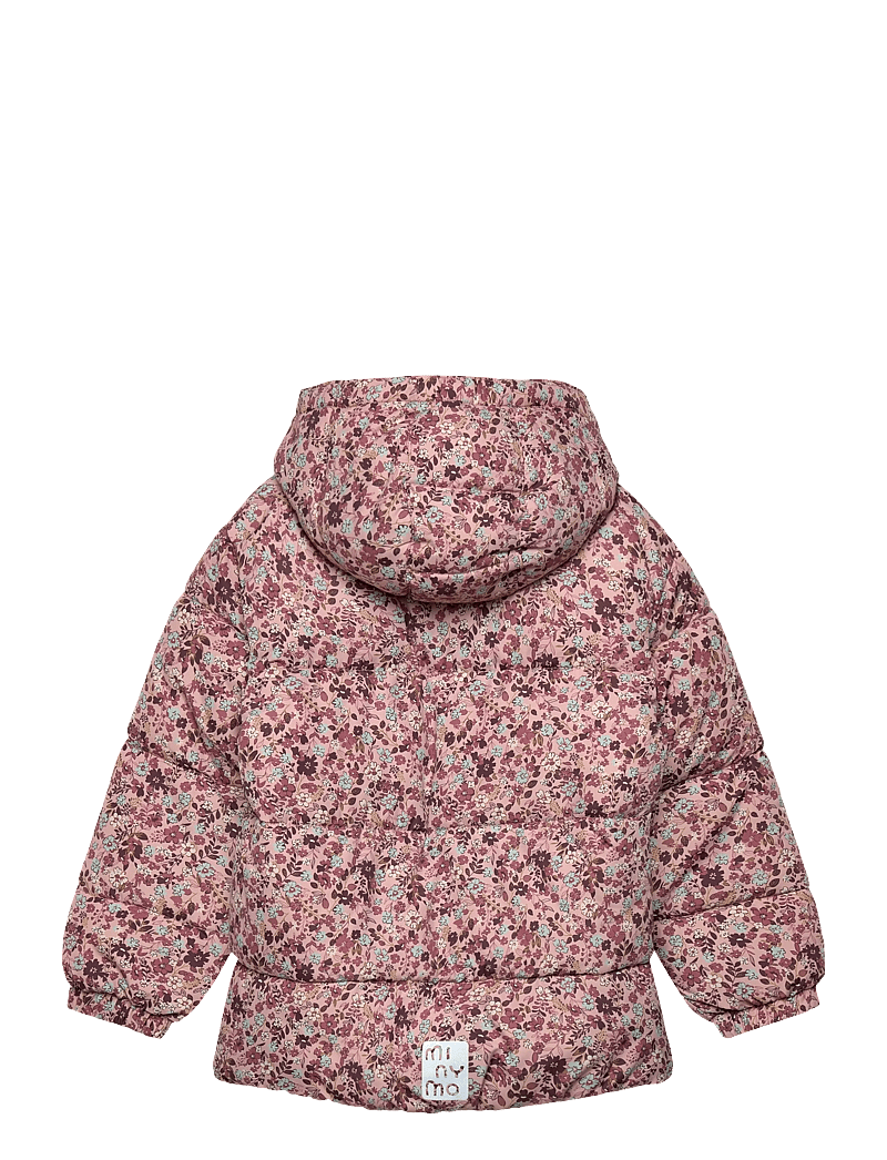 Minymo - Quilted Jacket AOP - quiltede jakker - misty rose - 2