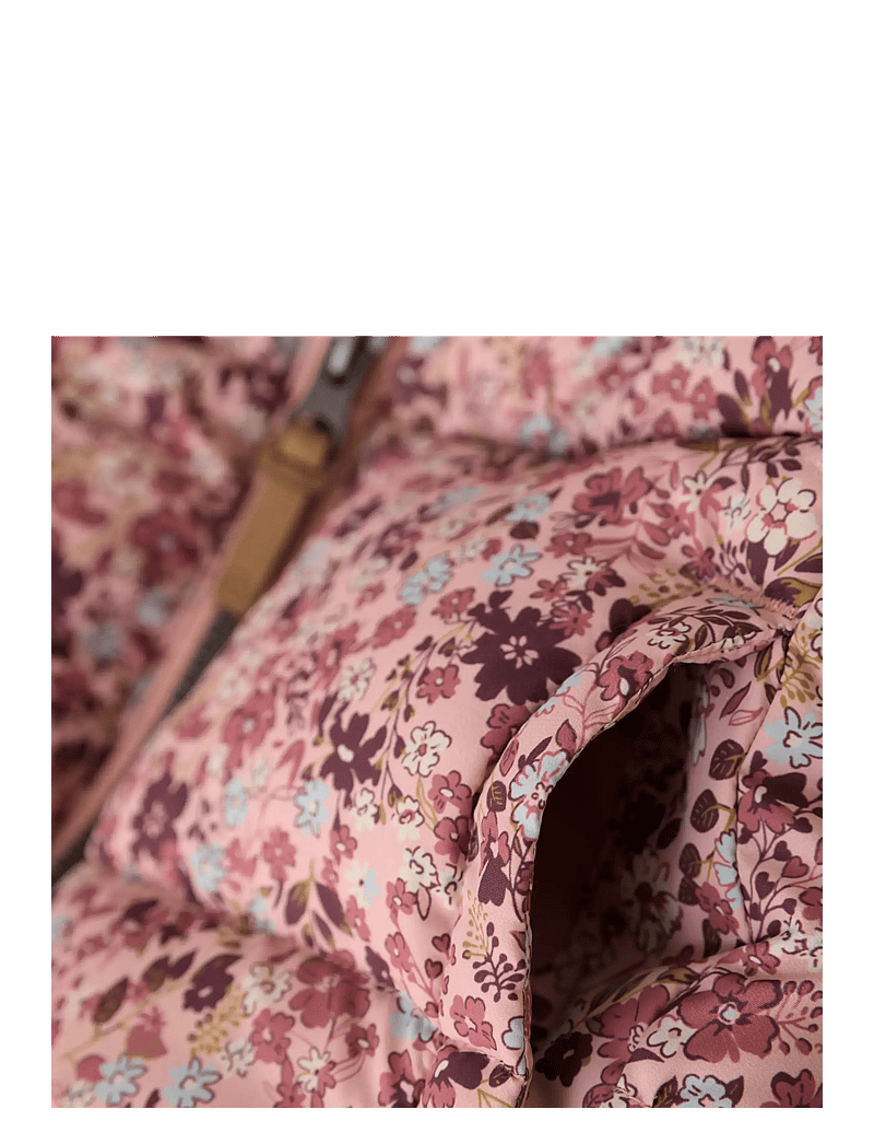 Minymo - Quilted Jacket AOP - quiltede jakker - misty rose - 3