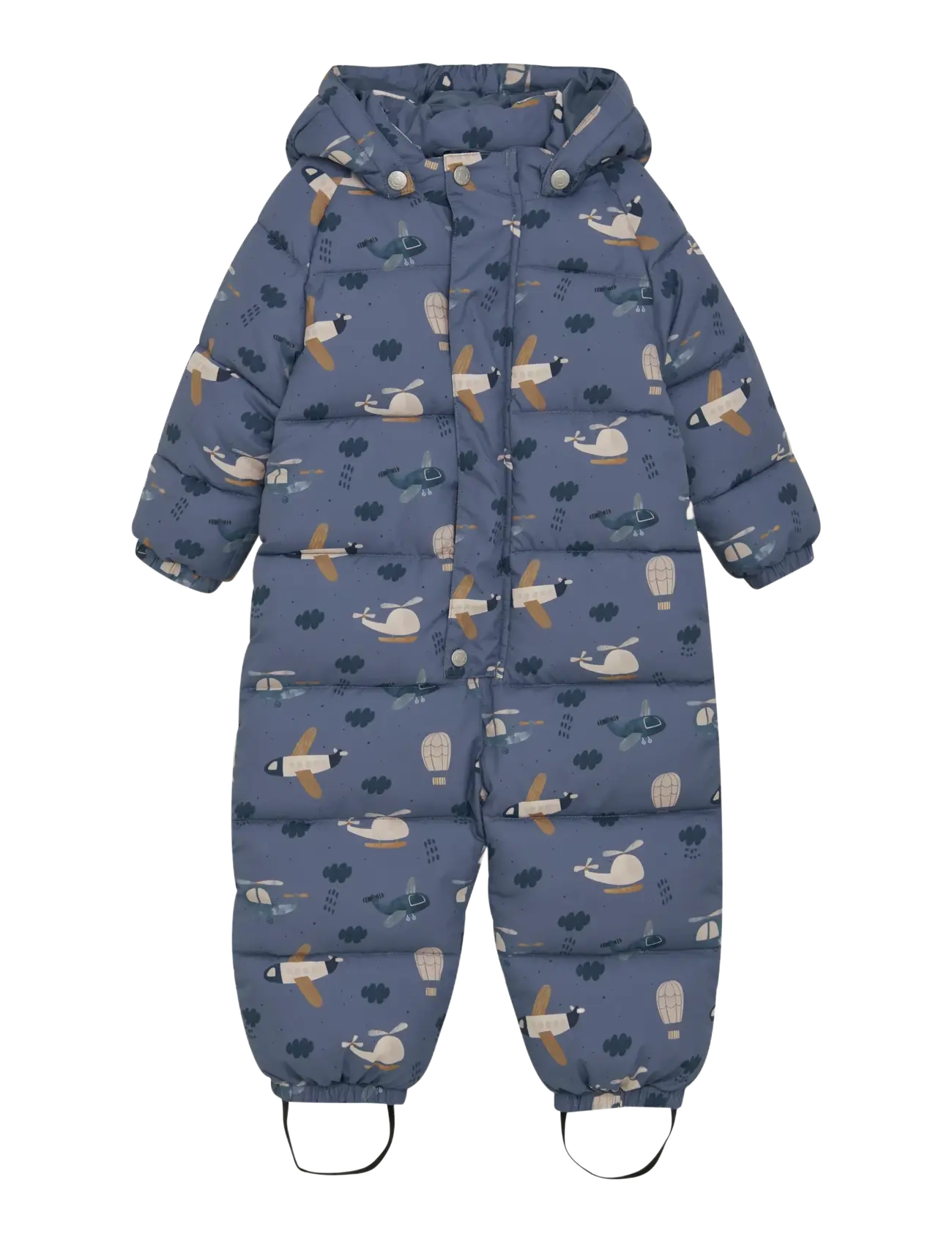 Minymo Quilted Suit AOP - Overalls - CHINA BLUE / blue