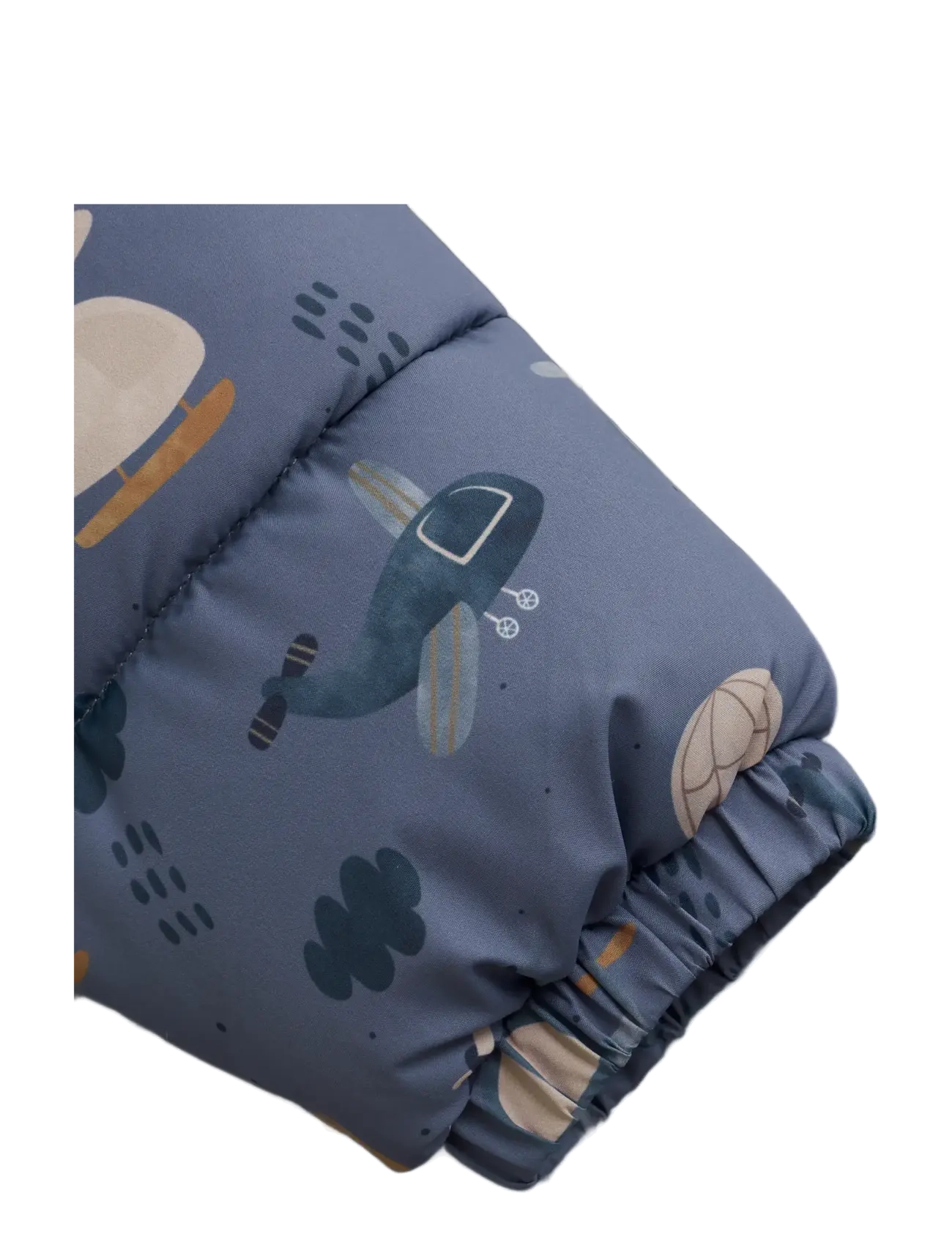 Minymo - Quilted Suit AOP - overaller - china blue - 4