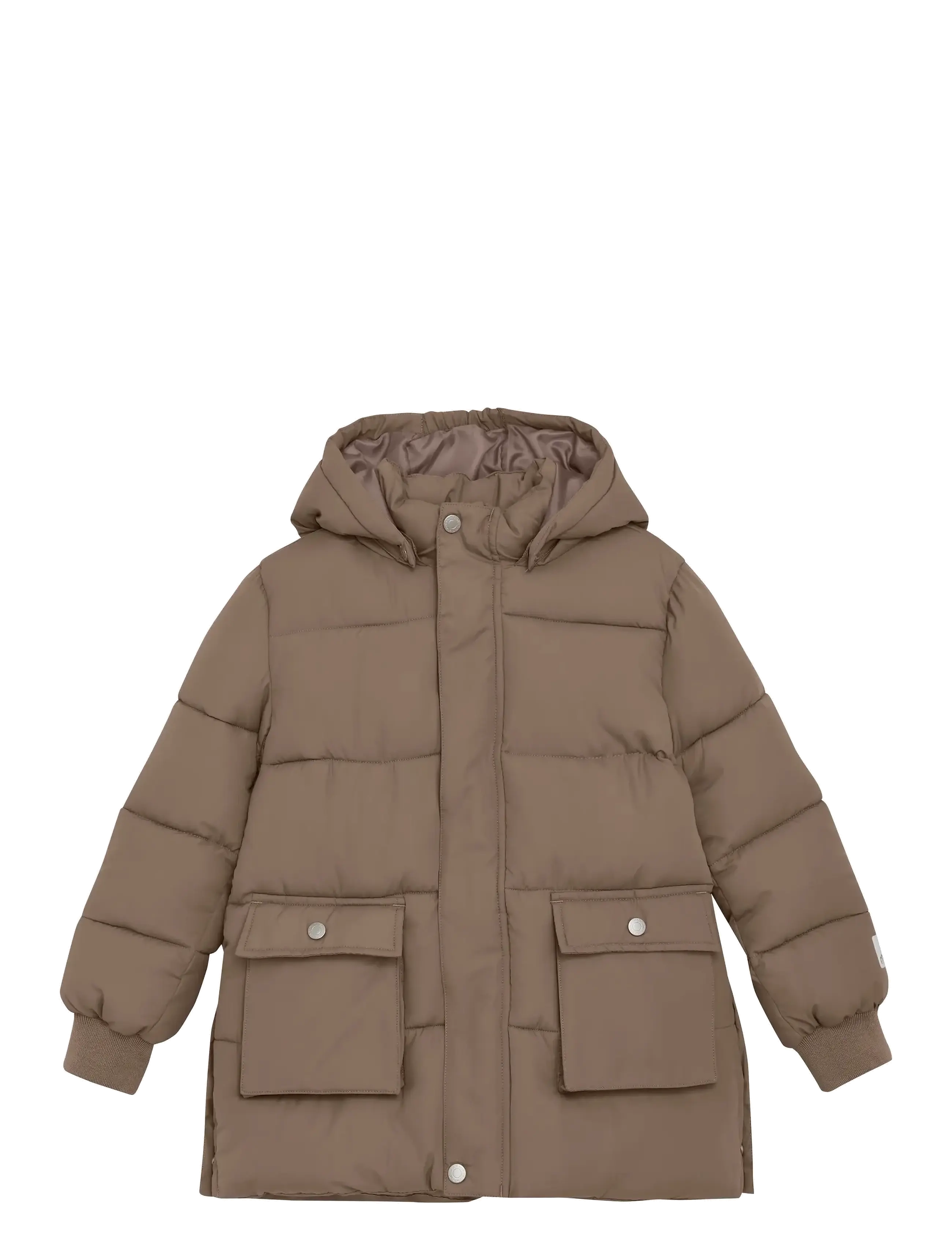 Quilted Long Jacket - CARIBOU