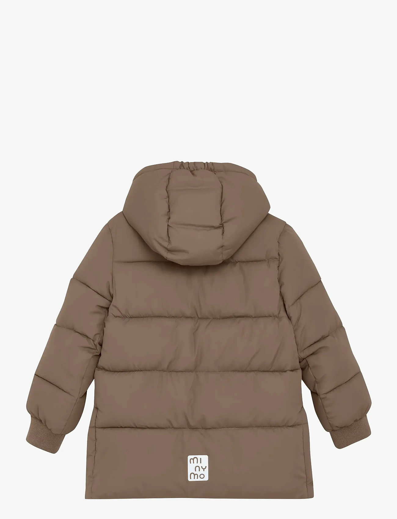 Minymo - Quilted Long Jacket - efterårsjakker - caribou - 2
