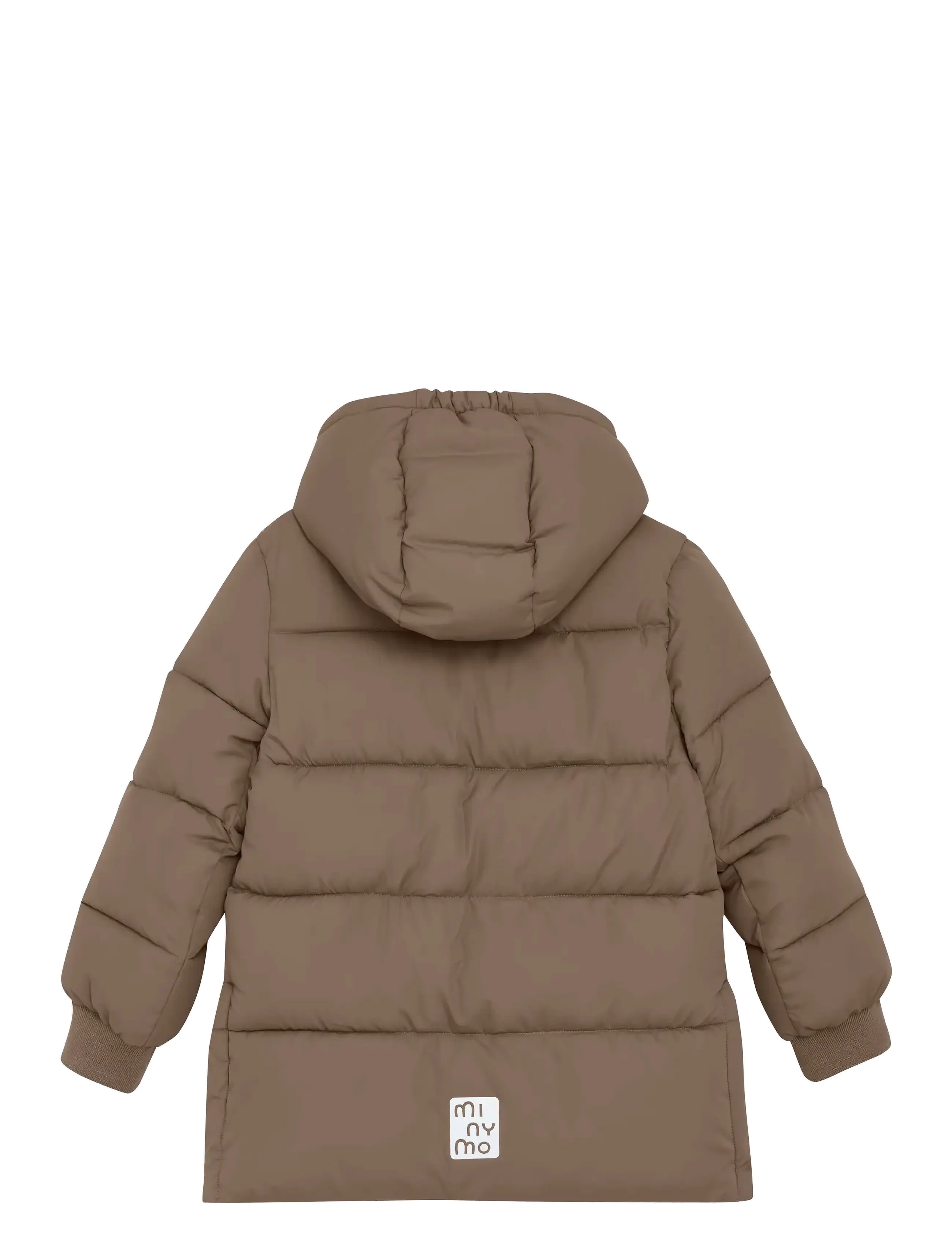 Minymo - Quilted Long Jacket - sügisjakid - caribou - 2