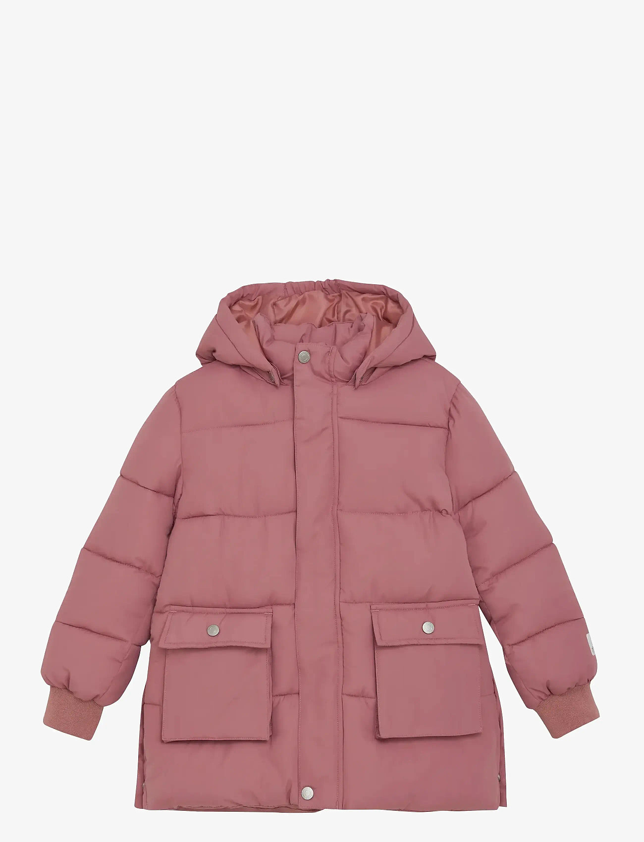 Minymo - Quilted Long Jacket - quiltade jackor - withered rose - 1