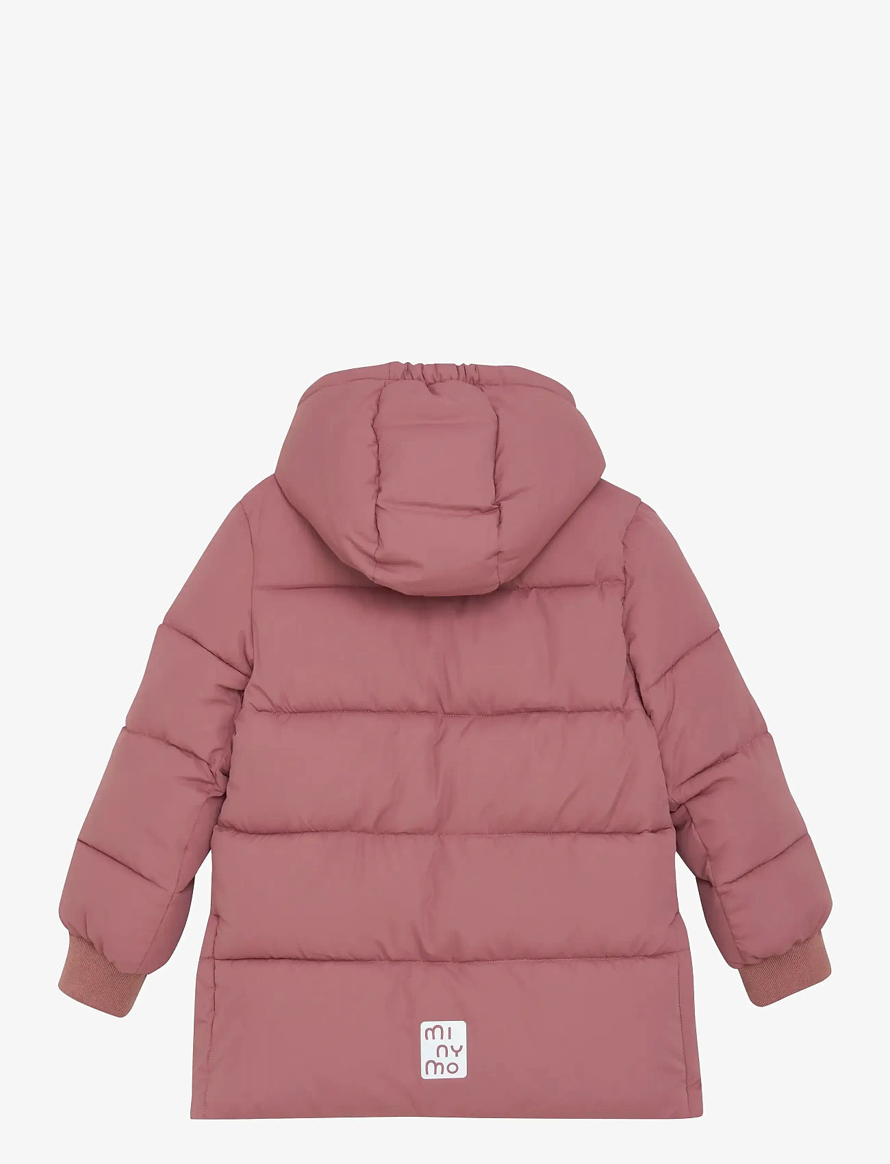 Minymo - Quilted Long Jacket - quiltade jackor - withered rose - 2