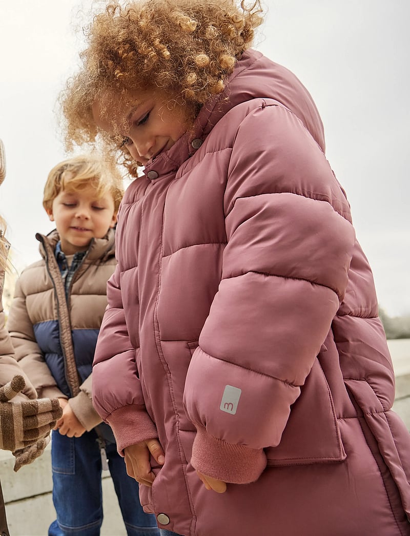 Minymo - Quilted Long Jacket - tepitud jakid - withered rose - 3