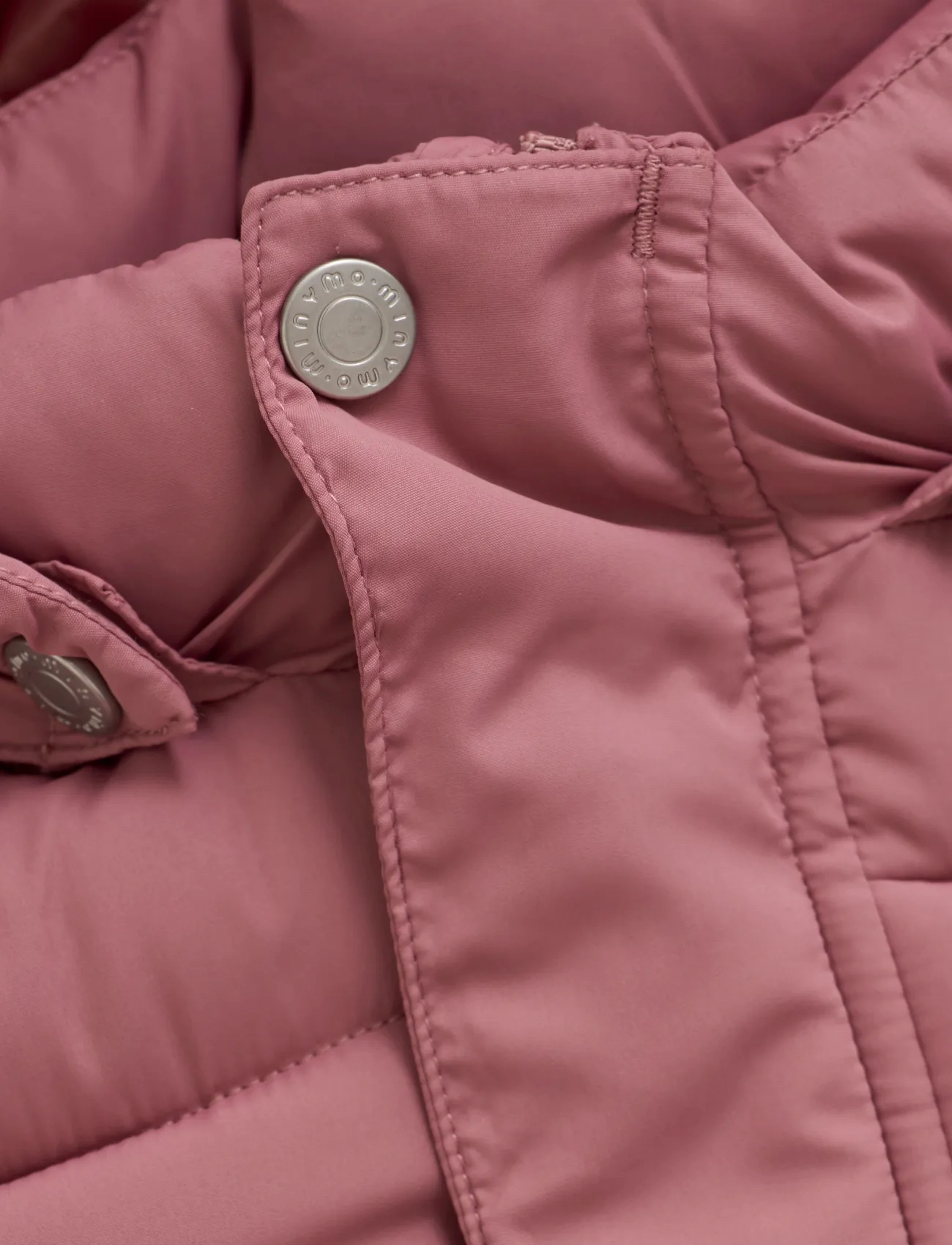 Minymo - Quilted Long Jacket - herbstjacken - withered rose - 4