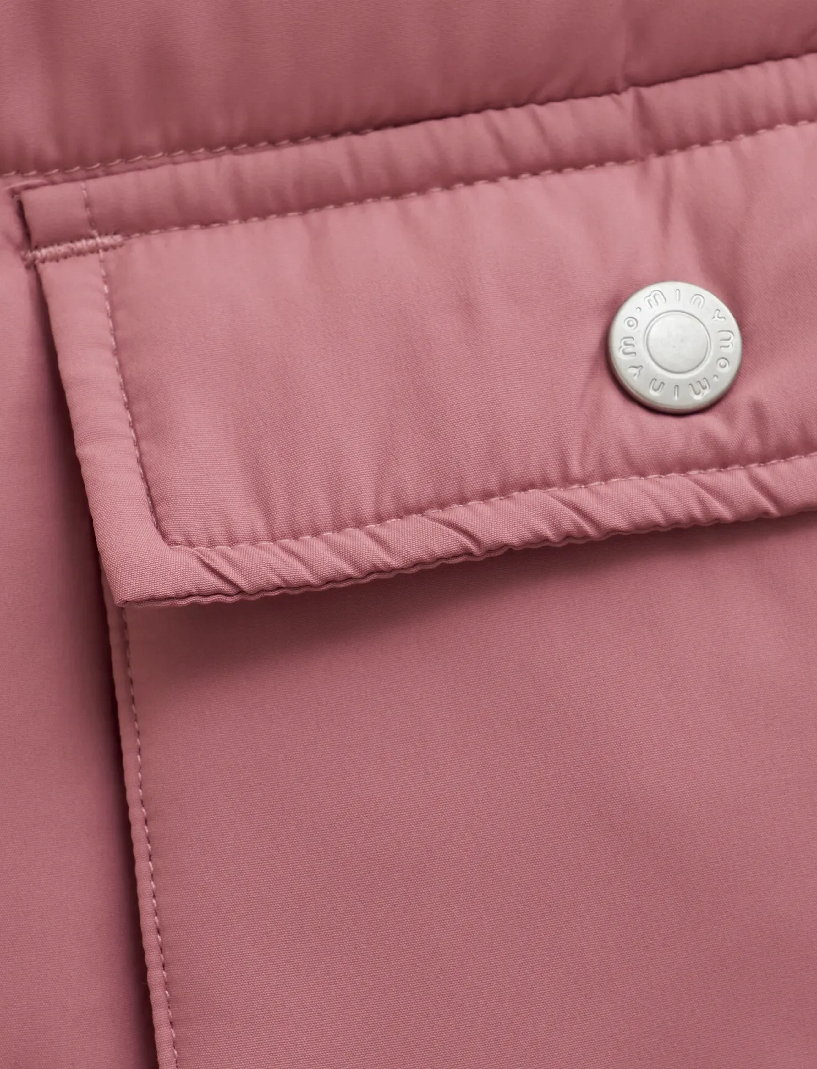 Minymo - Quilted Long Jacket - herbstjacken - withered rose - 5