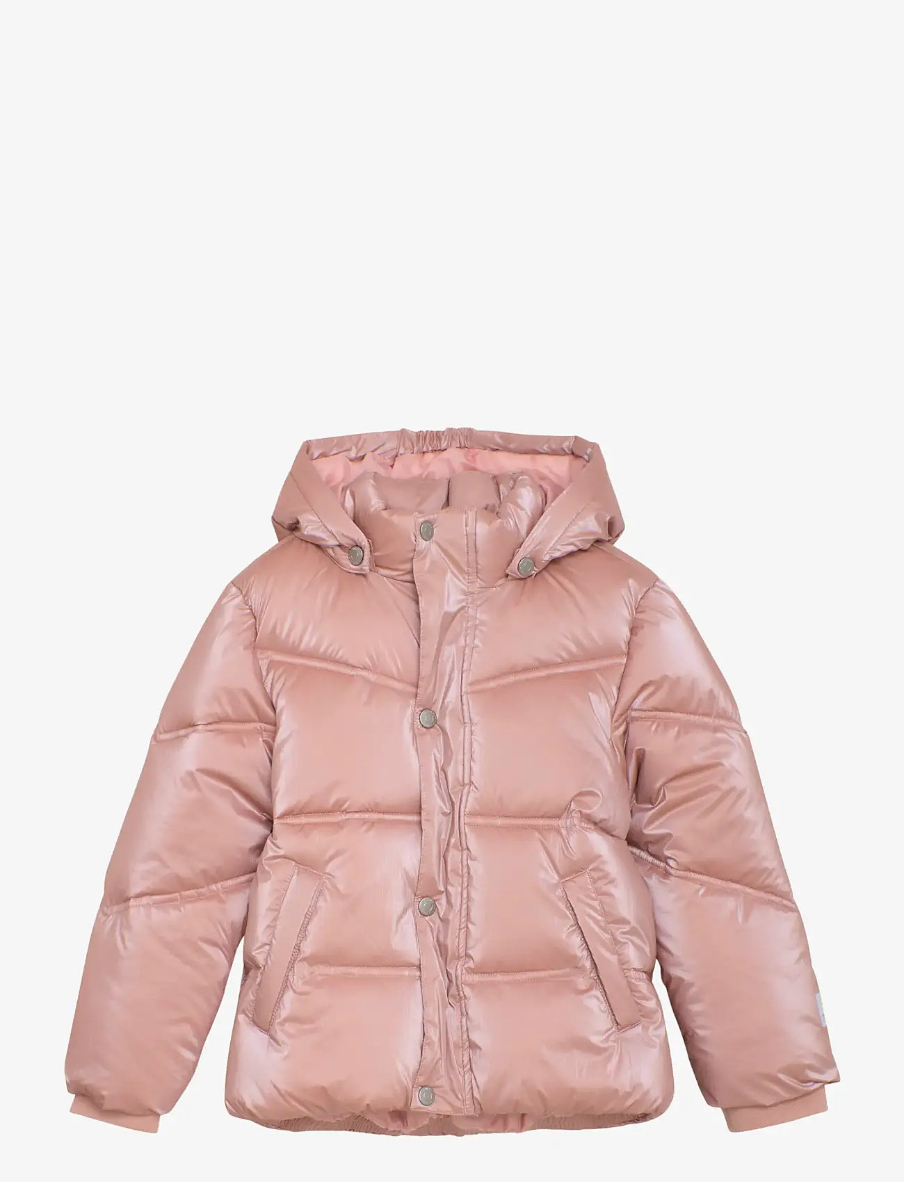 Minymo - Quilted Shiny Jacket - sügisjakid - misty rose - 0