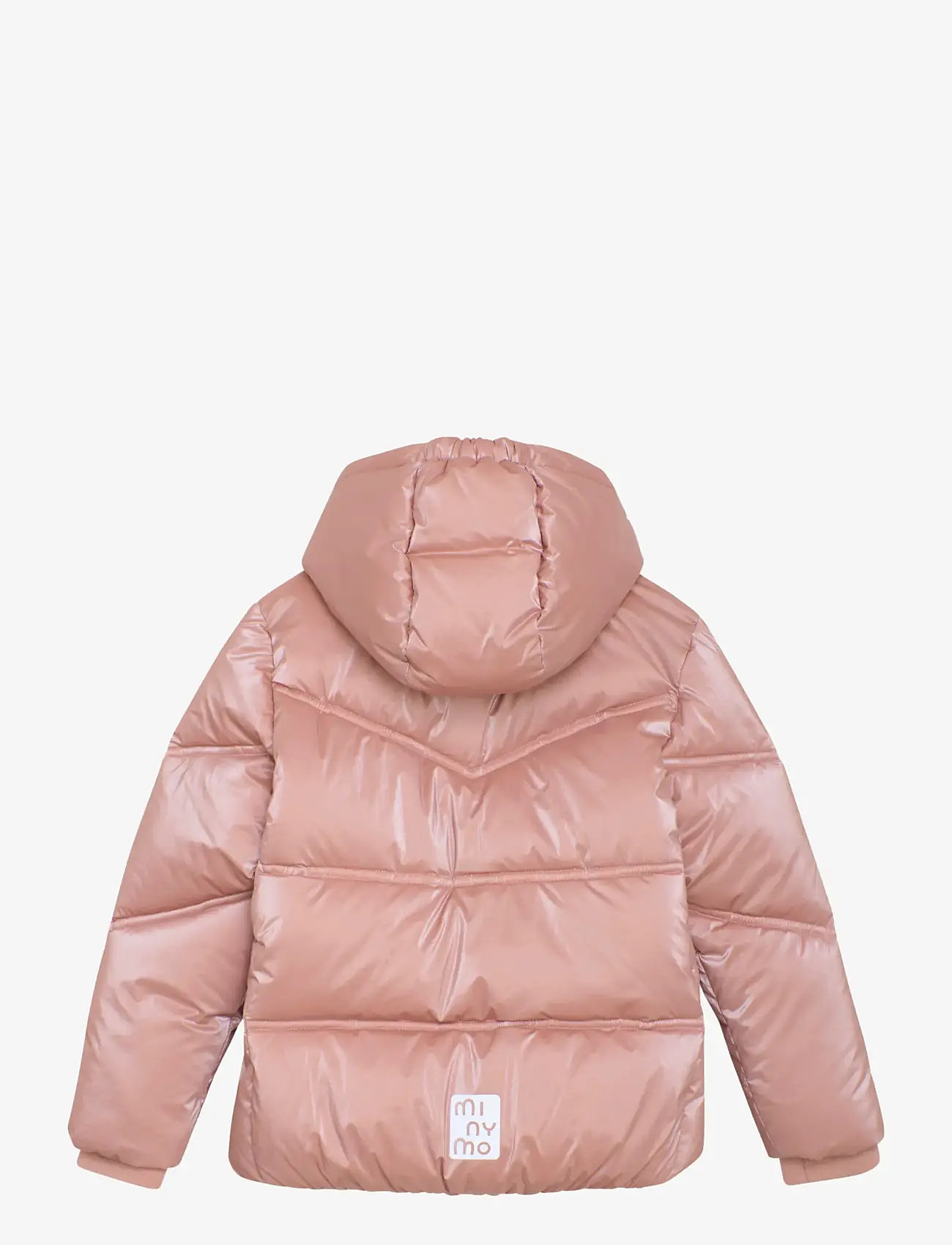 Minymo - Quilted Shiny Jacket - sügisjakid - misty rose - 1