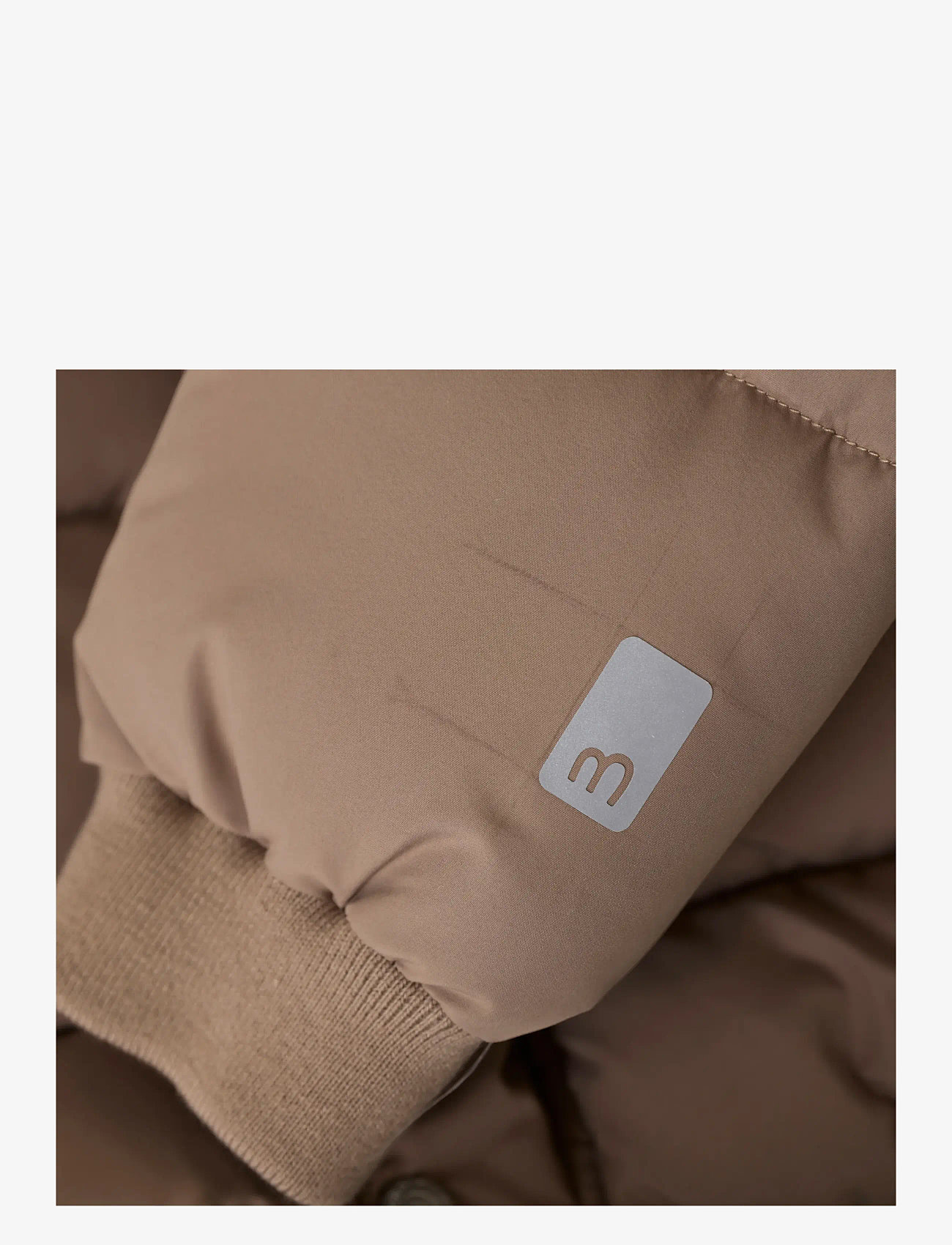 Minymo - Quilted Jacket Solid - dunjackor & fodrade jackor - caribou - 3