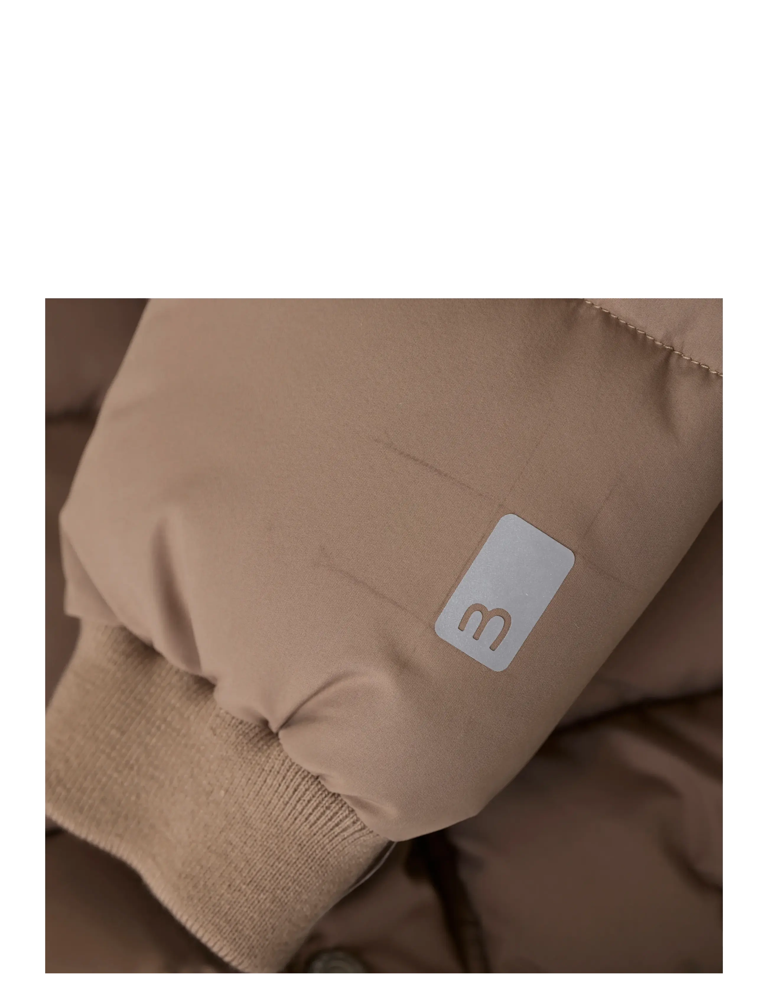 Minymo - Quilted Jacket Solid - dunjackor & fodrade jackor - caribou - 3