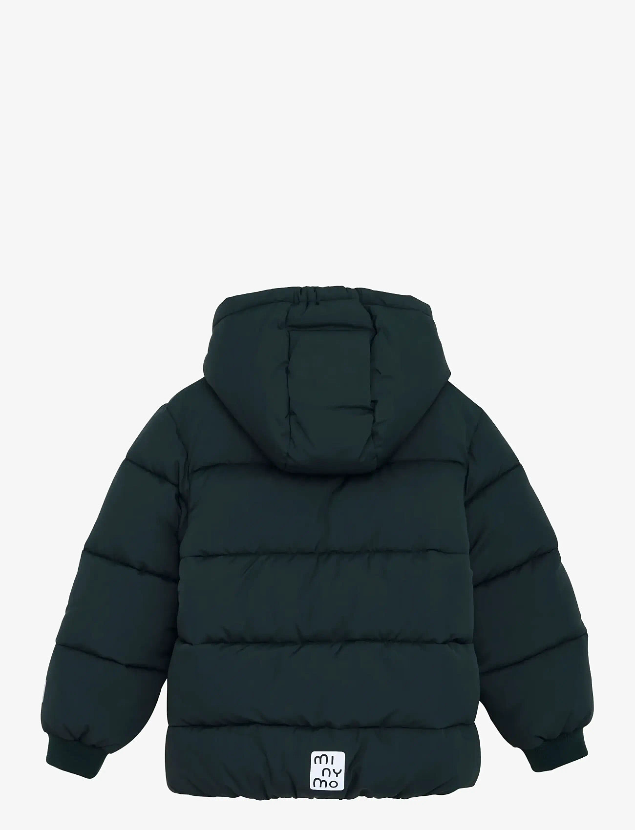 Minymo - Quilted Jacket Solid - dunjakker & forede jakker - darkest spruce - 1
