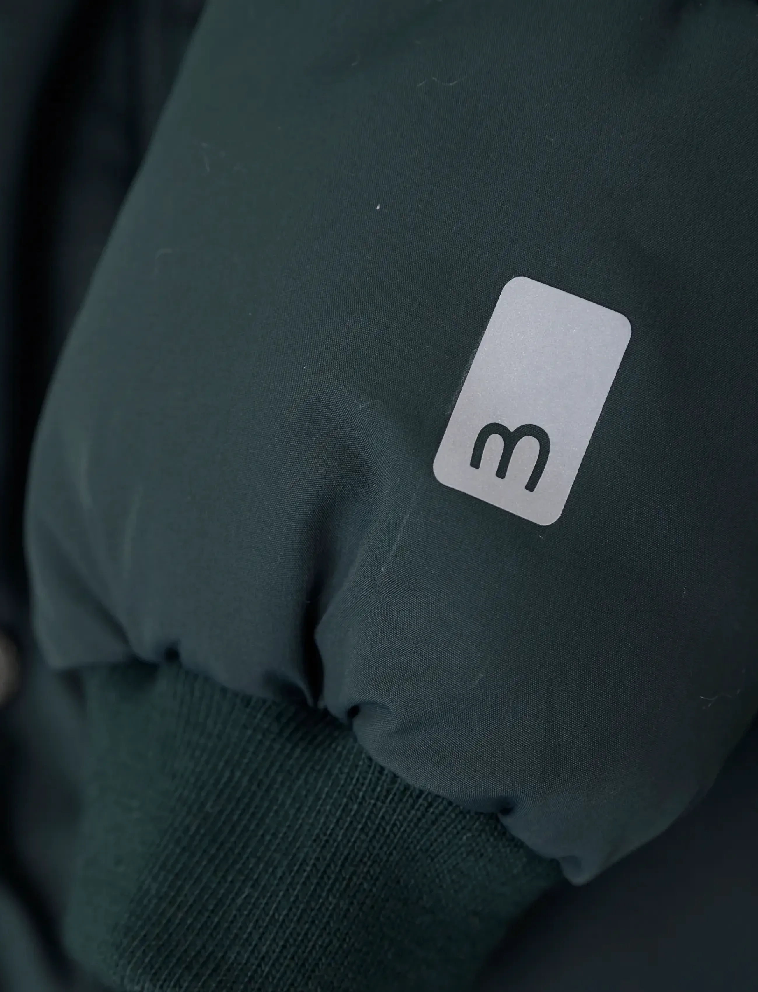 Minymo - Quilted Jacket Solid - dunjackor & fodrade jackor - darkest spruce - 3