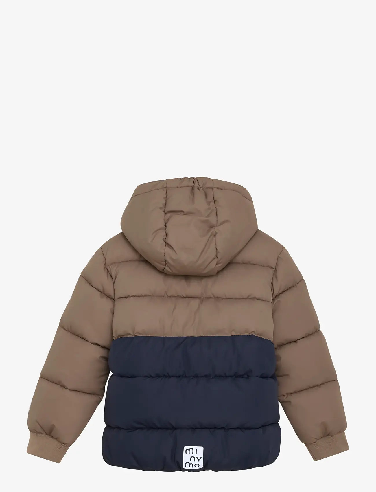 Minymo - Quilted Jacket Colorblock - herbstjacken - caribou - 1