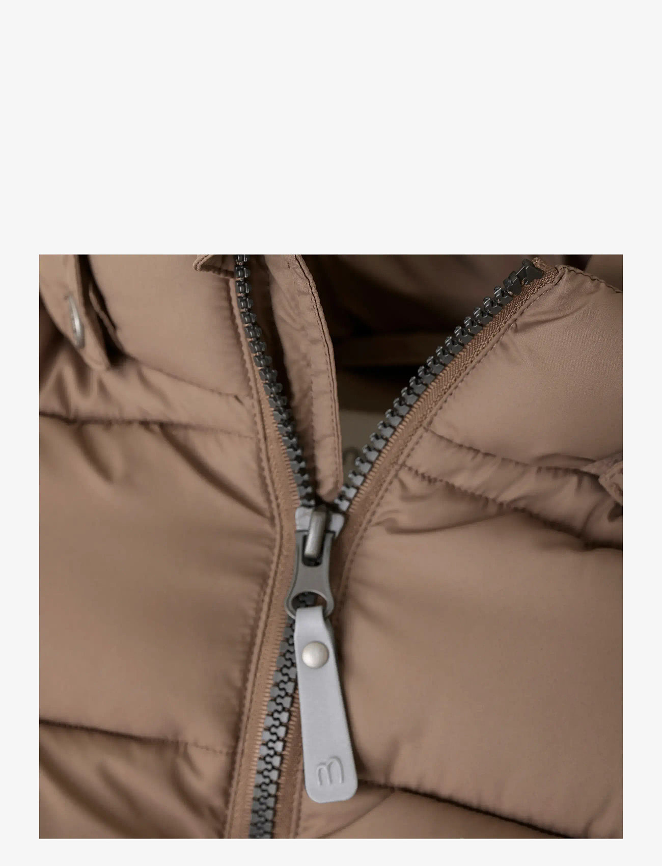 Minymo - Quilted Jacket Colorblock - herbstjacken - caribou - 2