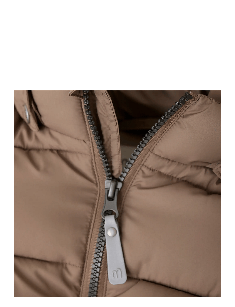 Minymo - Quilted Jacket Colorblock - quilted jackets - caribou - 3