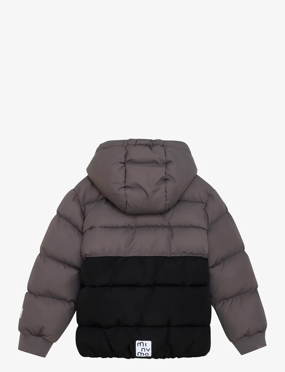 Minymo - Quilted Jacket Colorblock - quiltade jackor - dark gull grey - 1