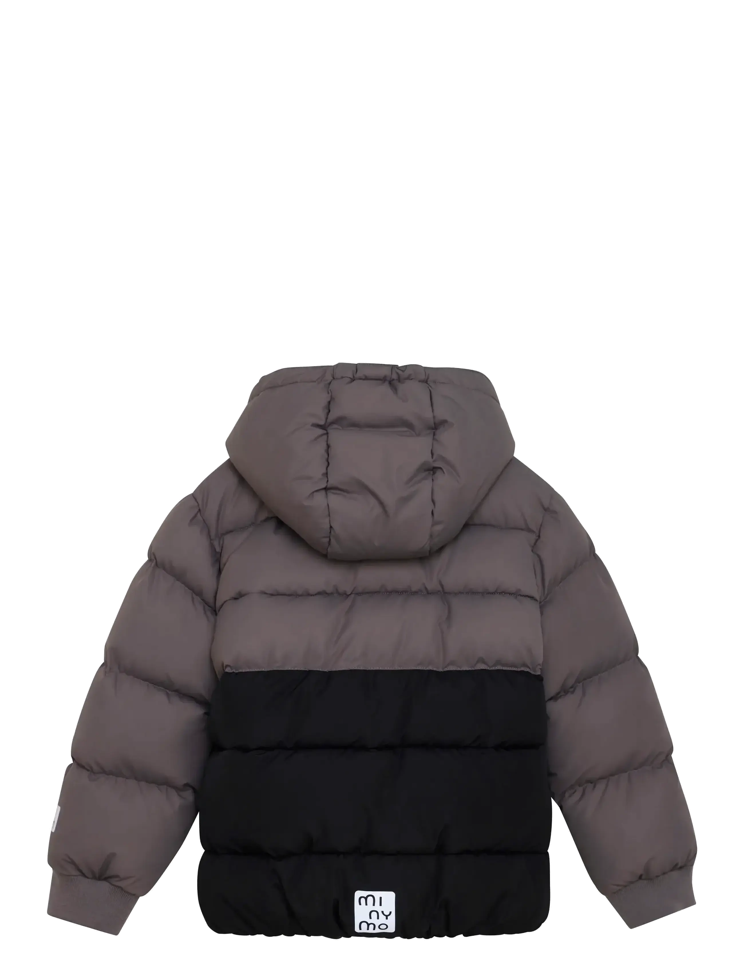 Minymo - Quilted Jacket Colorblock - efterårsjakker - dark gull grey - 1