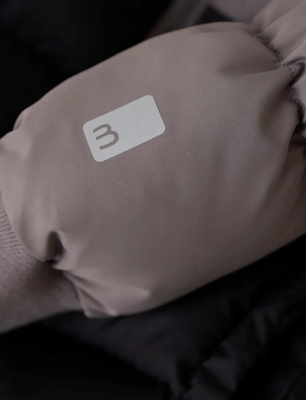 Minymo - Quilted Jacket Colorblock - quiltade jackor - dark gull grey - 2