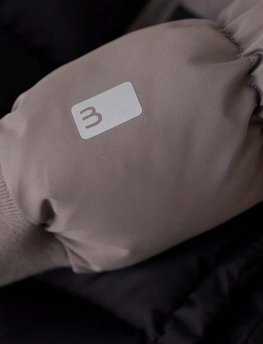 Minymo - Quilted Jacket Colorblock - quilted jackets - dark gull grey - 2