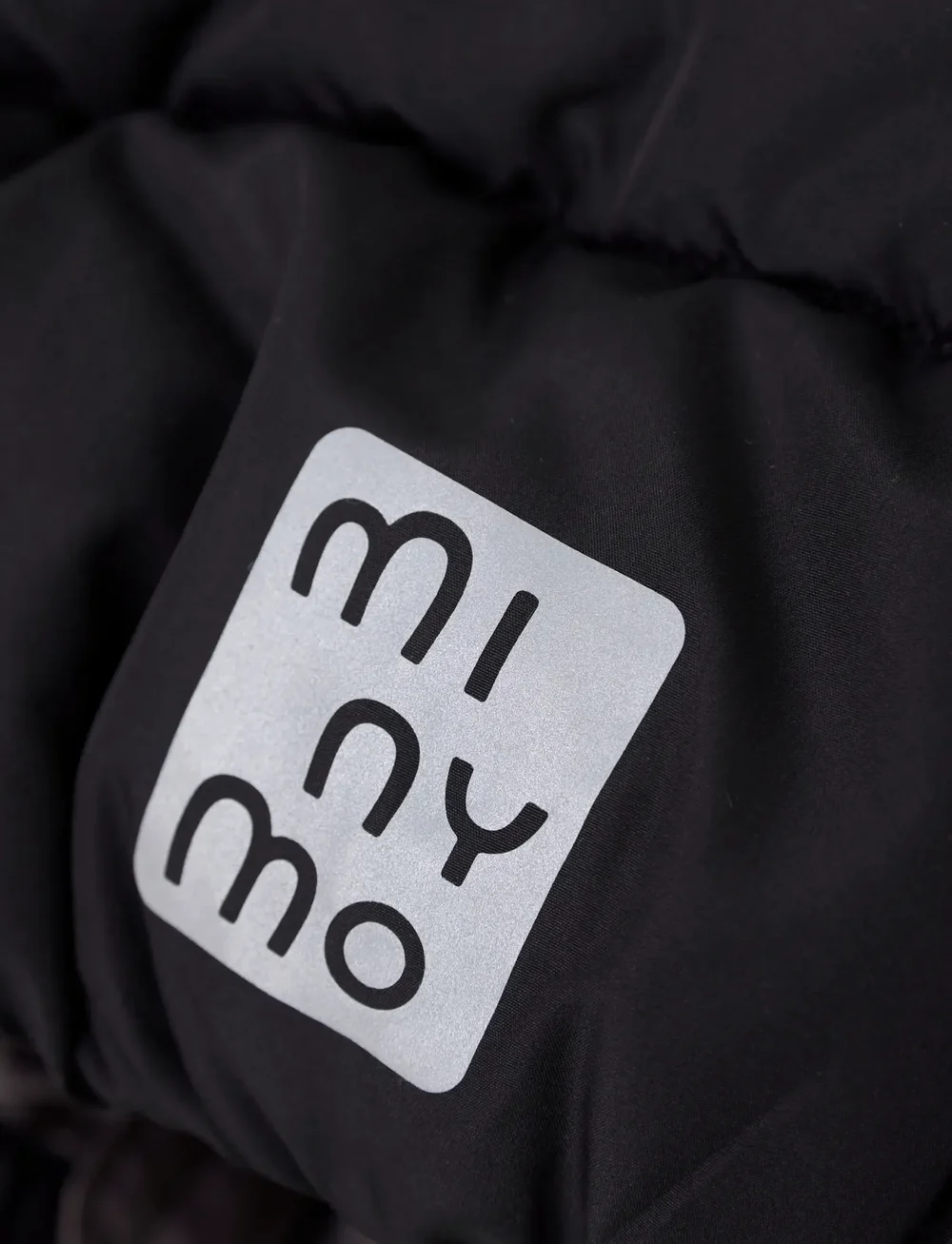 Minymo - Quilted Jacket Colorblock - quiltade jackor - dark gull grey - 3