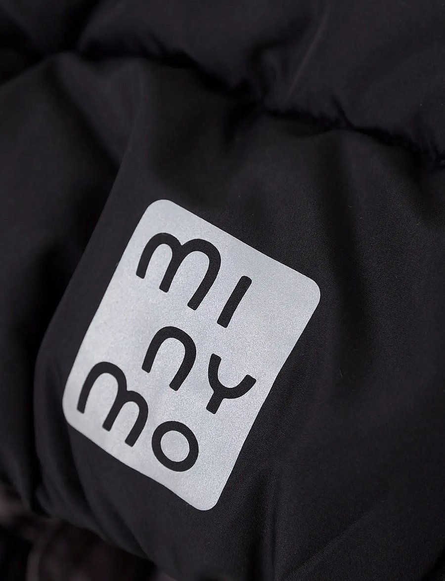 Minymo - Quilted Jacket Colorblock - quilted jackets - dark gull grey - 3