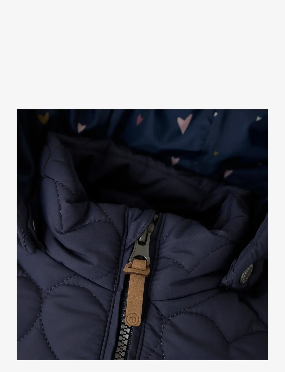 Minymo - Quilted Long Jacket - steppjacken - parisian night - 2