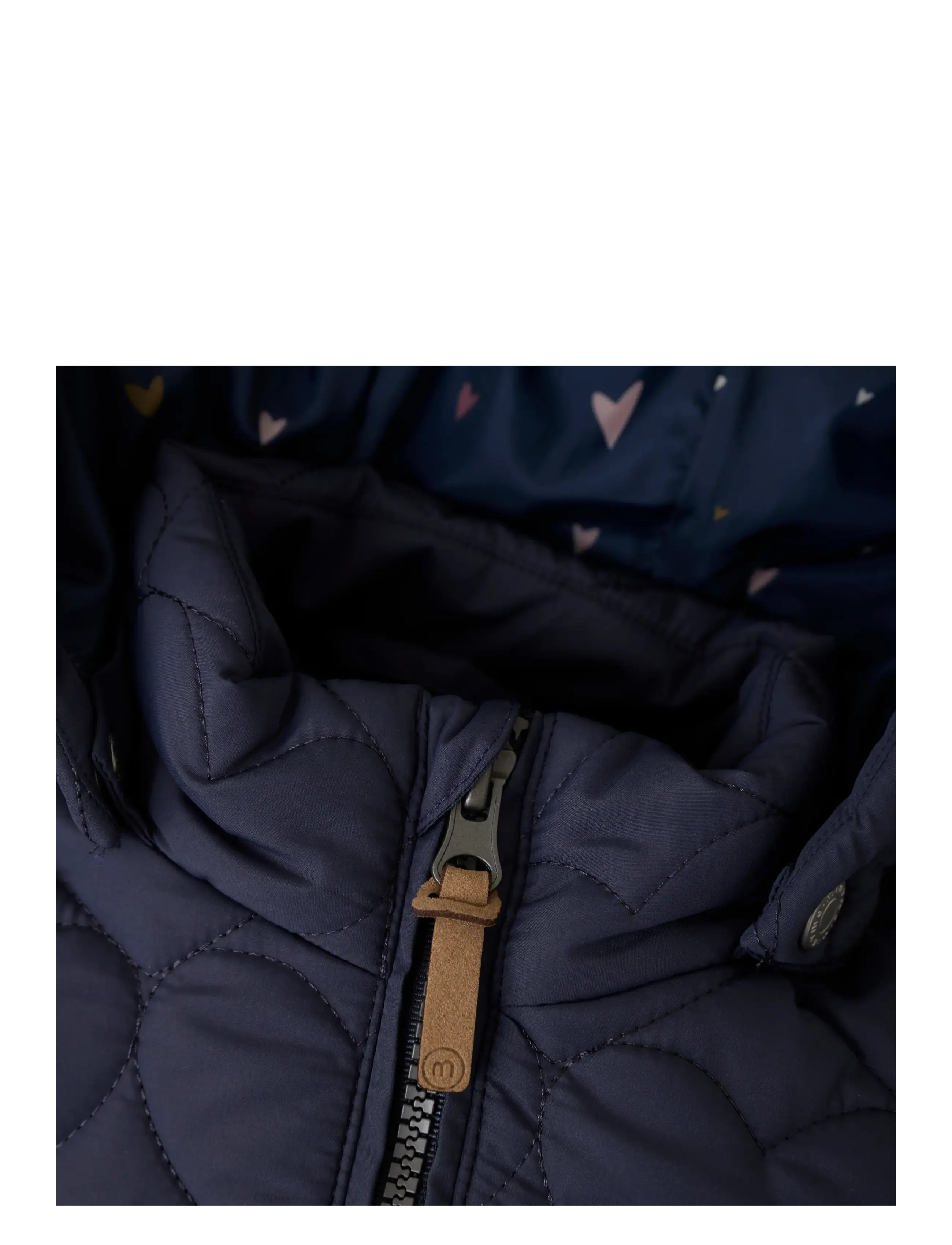 Minymo - Quilted Long Jacket - herbstjacken - parisian night - 2