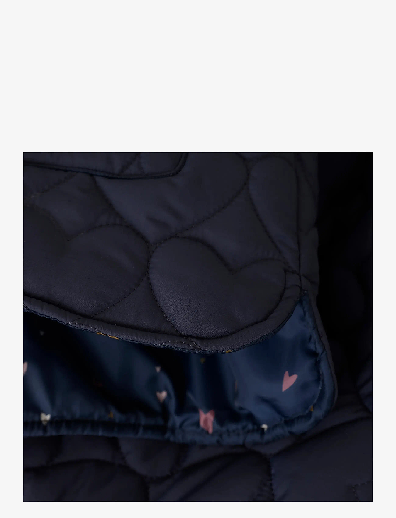 Minymo - Quilted Long Jacket - efterårsjakker - parisian night - 3