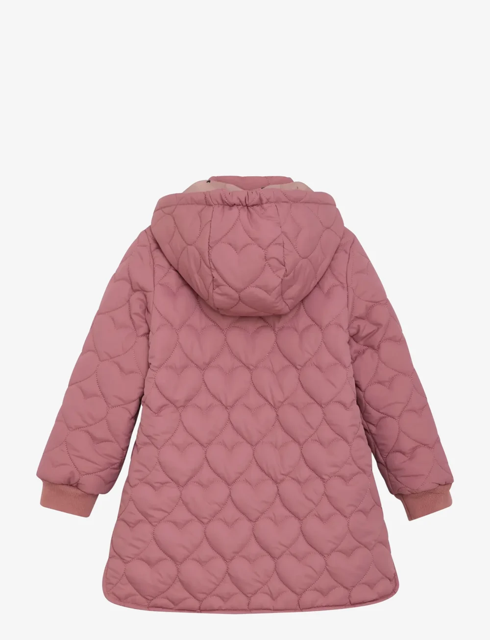 Minymo - Quilted Long Jacket - steppjacken - withered rose - 1