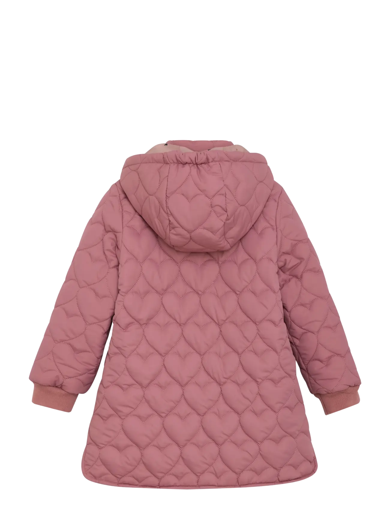 Minymo - Quilted Long Jacket - herbstjacken - withered rose - 1
