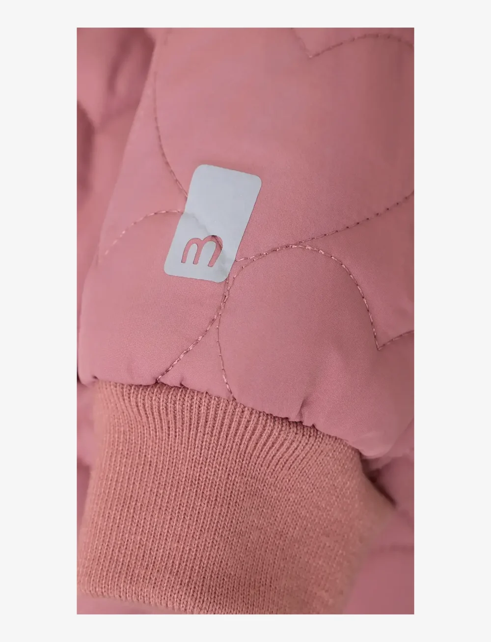 Minymo - Quilted Long Jacket - steppjacken - withered rose - 2