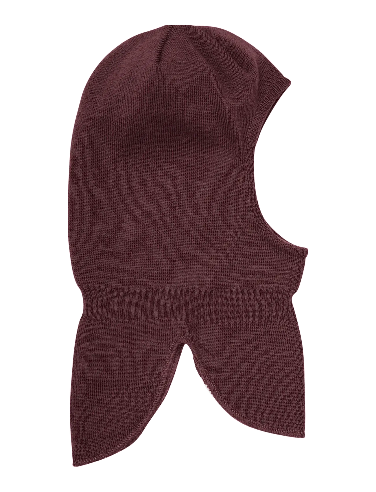 Minymo Balaclava Knit, 6-9M, Headwear, Rot - Balaclava, Kinder