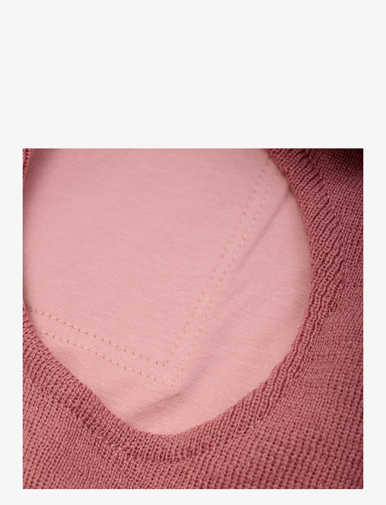 Minymo - Balaclava Knit - zubehör - withered rose - 2