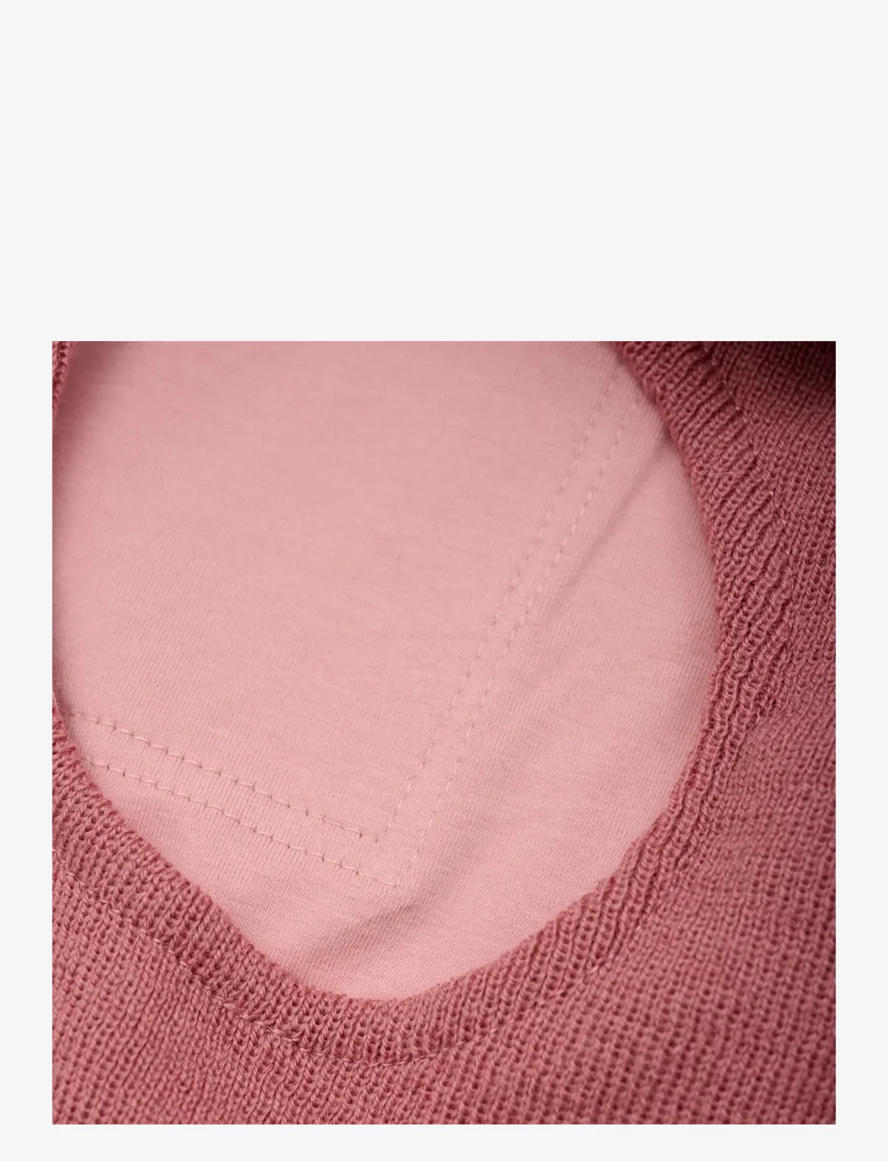 Minymo - Balaclava Knit - talveaksessuaarid - withered rose - 2