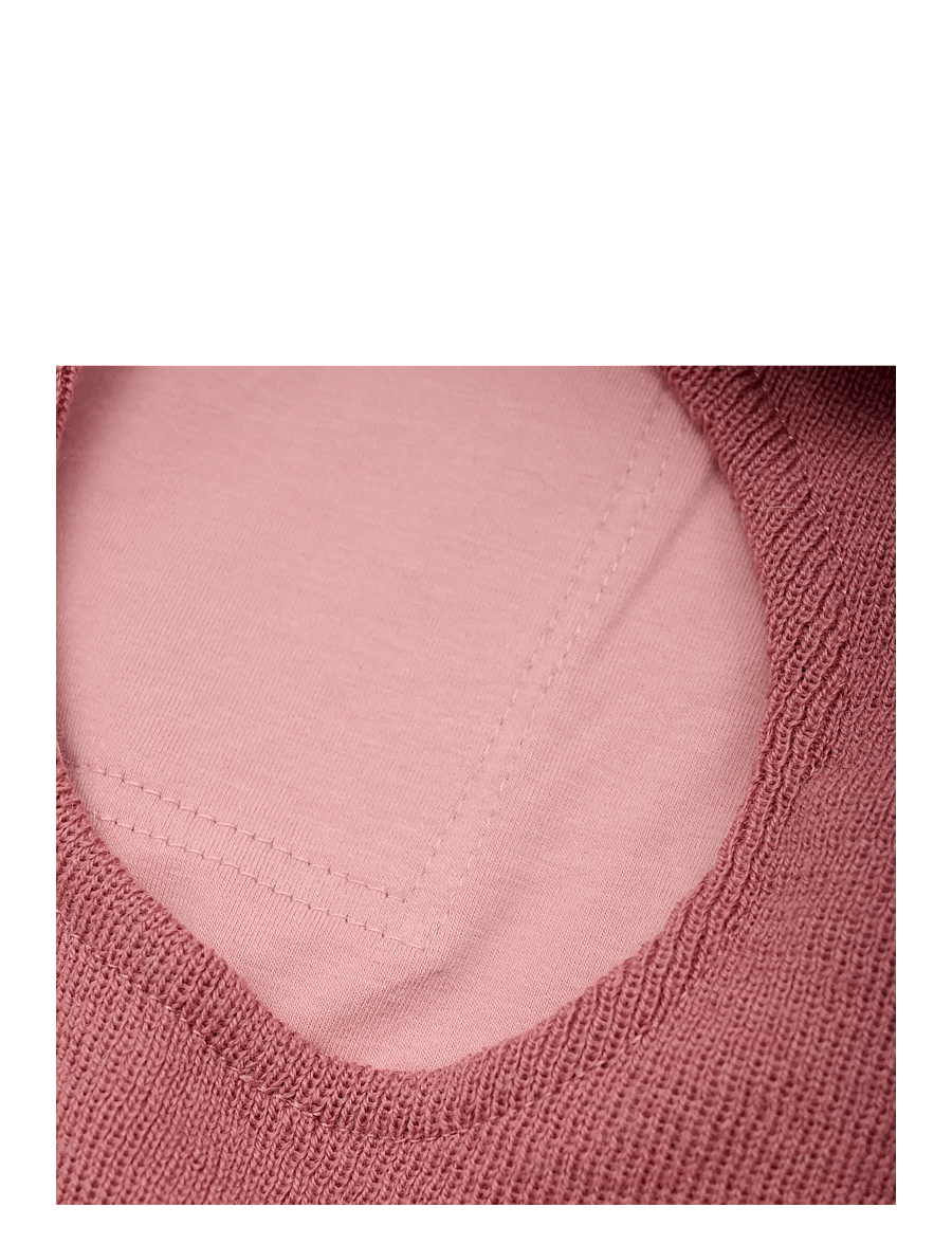 Minymo - Balaclava Knit - aksesuāri ziemai - withered rose - 2