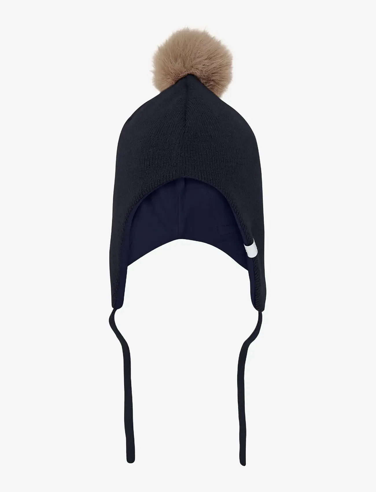 Minymo - Hat w. detachable fake fur - beanies - parisian night - 2