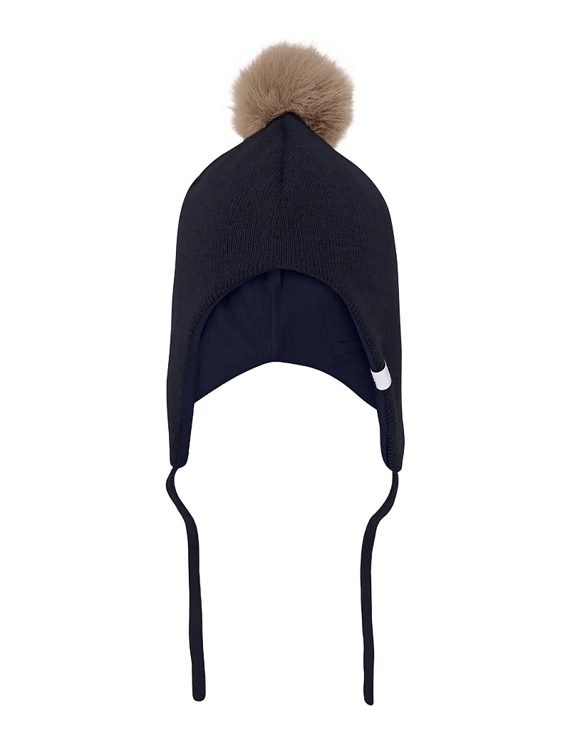 Minymo - Hat w. detachable fake fur - beanies - parisian night - 2