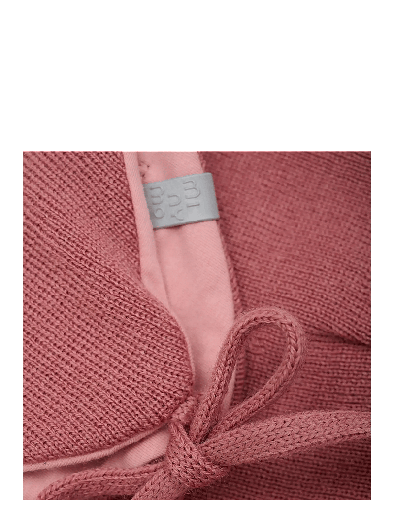 Minymo - Hat w. detachable fake fur - beanies - withered rose - 2