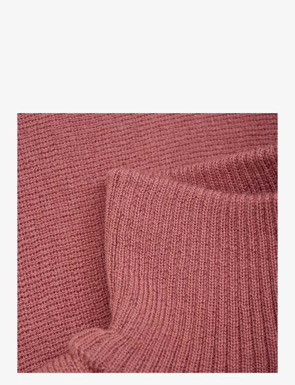 Minymo - Neck warmer knit - halsedisse - withered rose - 2