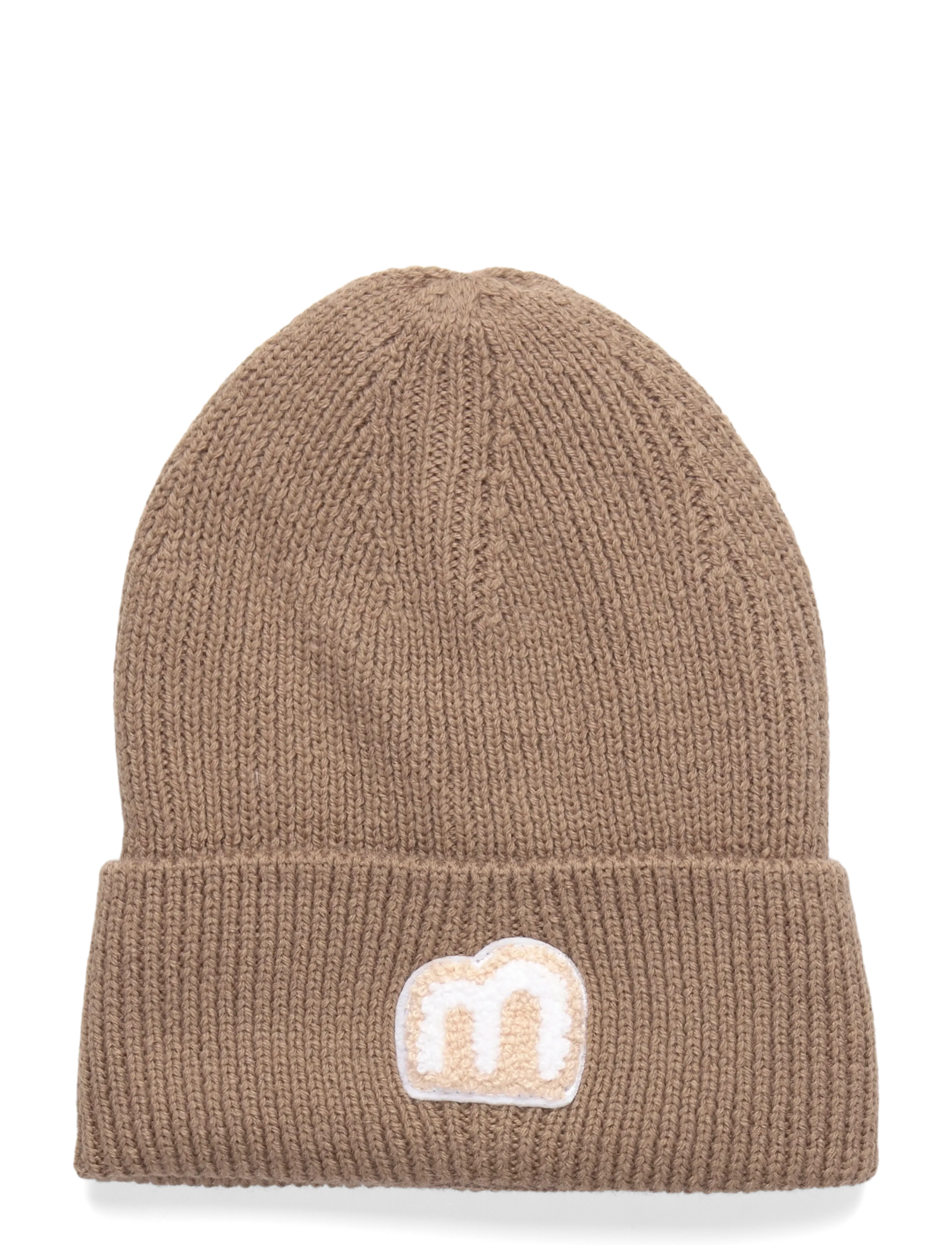Minymo Solid Logo Hat - Accessoarer - CARIBOU / beige