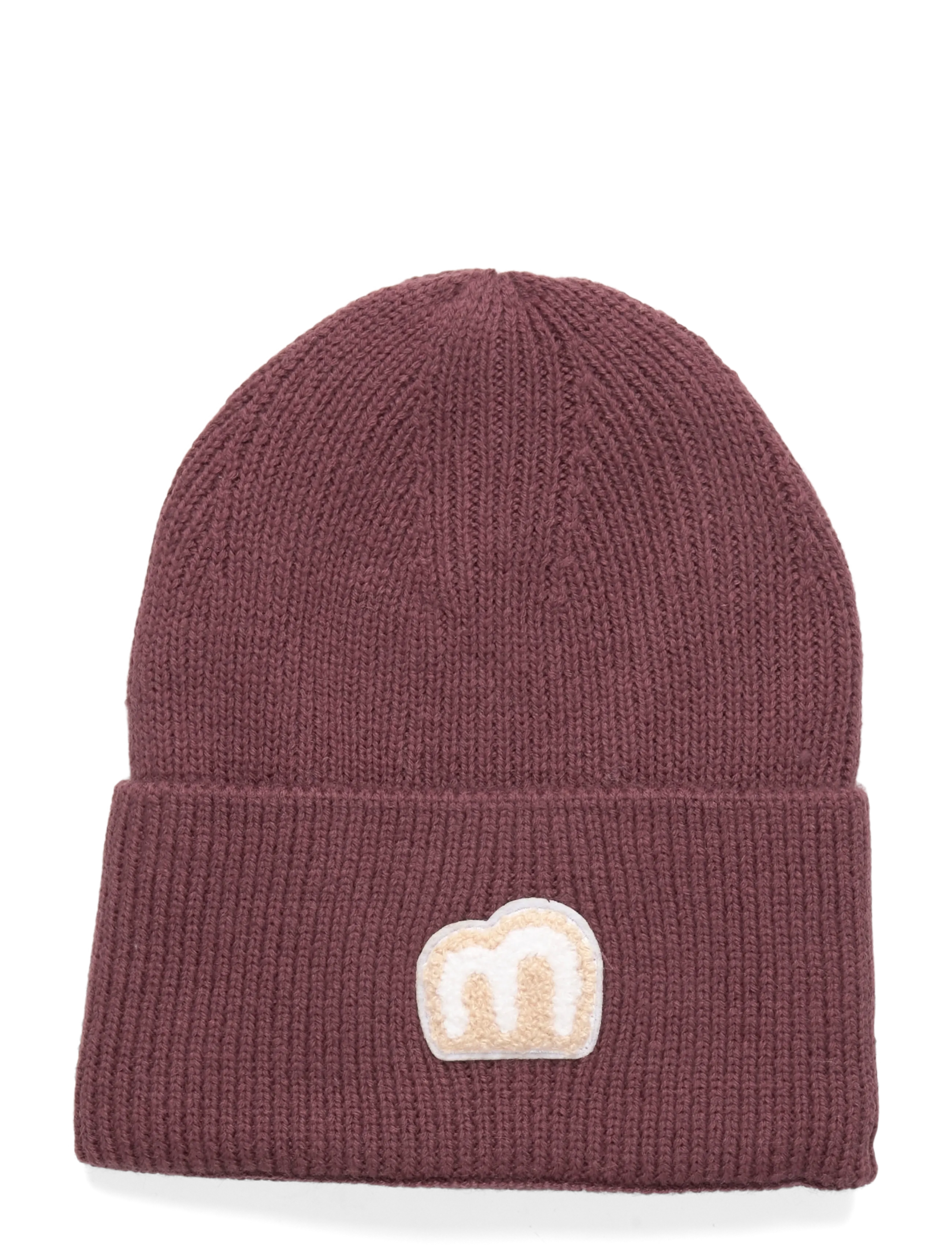 Minymo Solid Logo Hat - Accessoires - CATAWBA GRAPE / burgundy