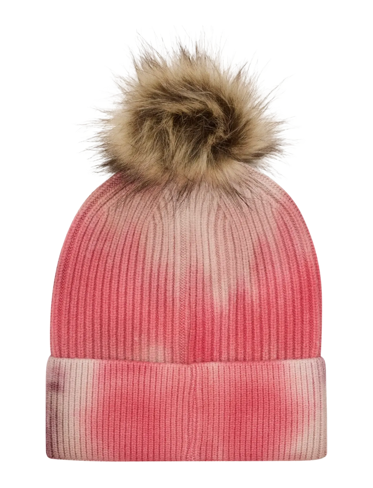 Minymo - Hat w. Fixed Pom Pom - accessoires - withered rose - 2